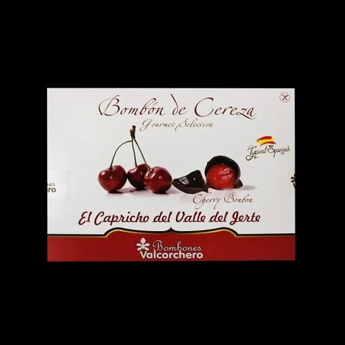 Bombones de Cereza y Chocolate Puro Caprichos del Valle del Jerte