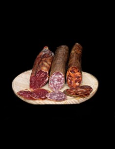 Lote de embutidos ibéricos: lomo, chorizo y salchichón