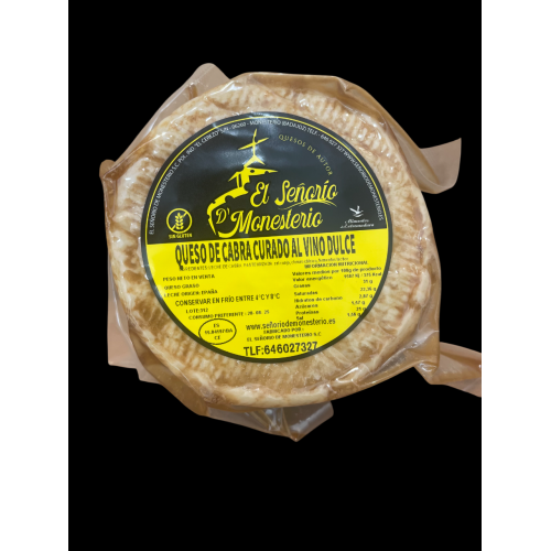 QUESO DE CABRA CURADO AL PEDRO XIMÉNEZ