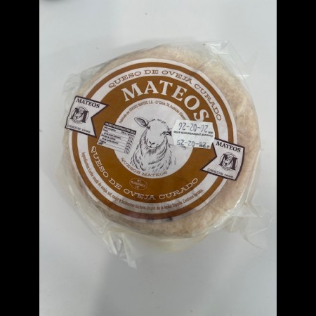 Queso de oveja curado "Mateos"